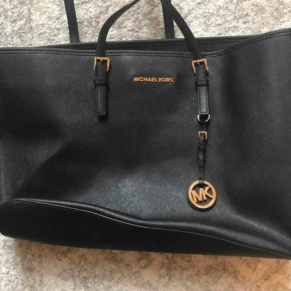 Michael Kors Jet Set Black Bag